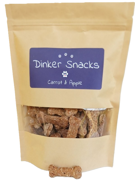 Apple & Carrot Dog Biscuits - Small